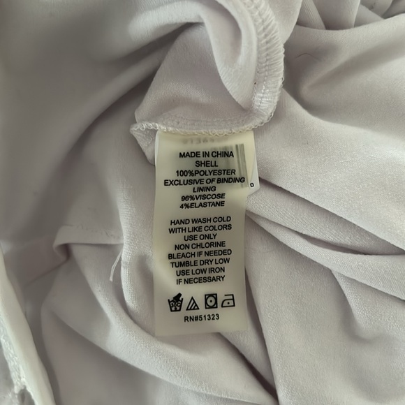 NWOT White lace midi skirt- Vince Camuto- size 6 - Picture 9 of 9